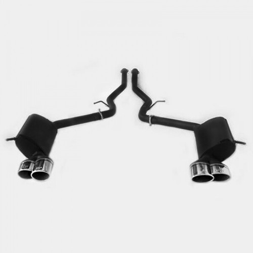 Sport muffler exhaust for