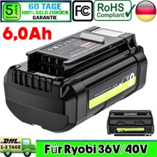For Ryobi 36V Battery 6.0Ah BPL3650D BPL3640D OP4015 OP4026 OP4050 BPL3626D2 40V