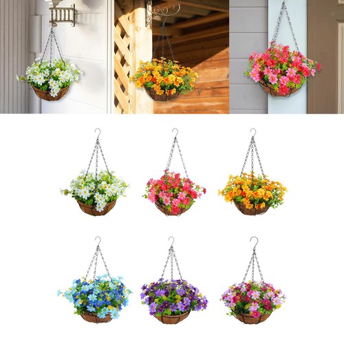 Hanging basket artificial - hanging,