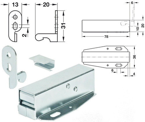 Attic loft door - door, lock