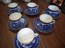 6 x Wetley China Cups With