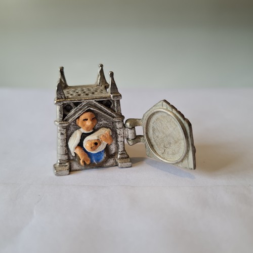 Pewter thimble christening - thimble,