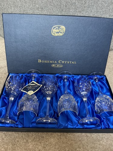 Bohemia crystal wine glasses - wine,
