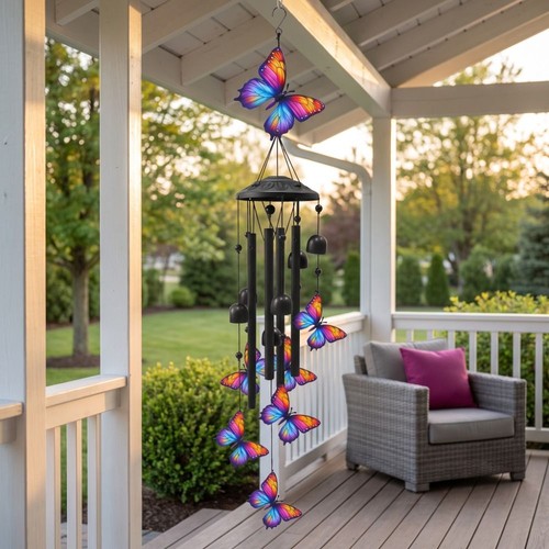 Butterfly wind chime - butterfly, bells
