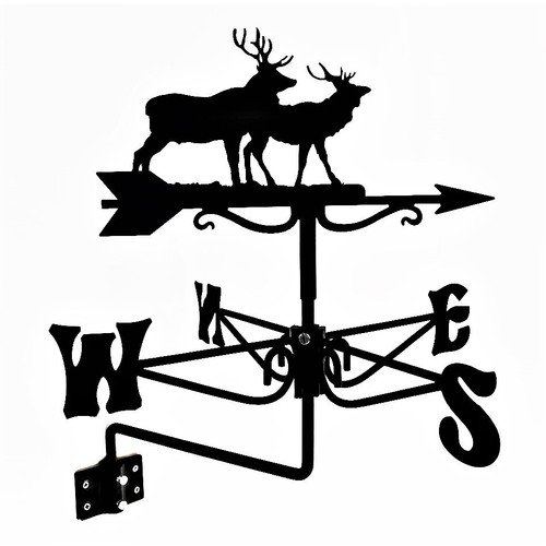 Mini stag metal weathervane - stag,