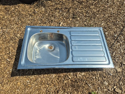 Stainless steel kitchen sink - stainless,