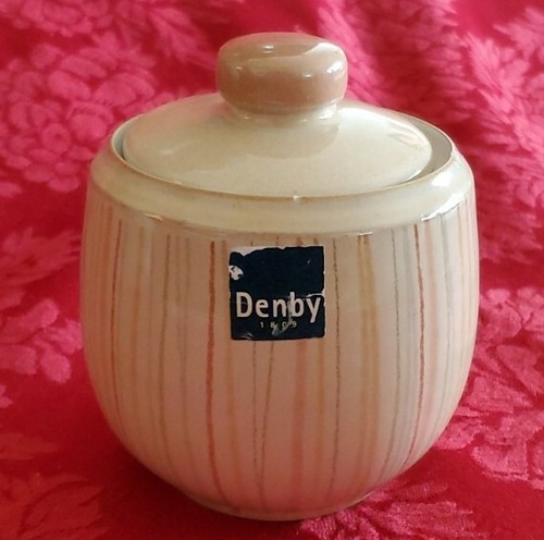 Denby caramel stripes sugar - caramel,