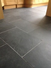 Brazilian Slate Tiles Flooring  600x400 10mm Thick Calibrated Black FREE DEL