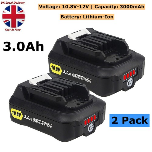 2pc 12v 0ah - 3.0ah, li-ion