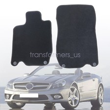2002-2011 For Mercedes Benz SL-Class R230 Front & Rear Velour Floor Mats Carpet