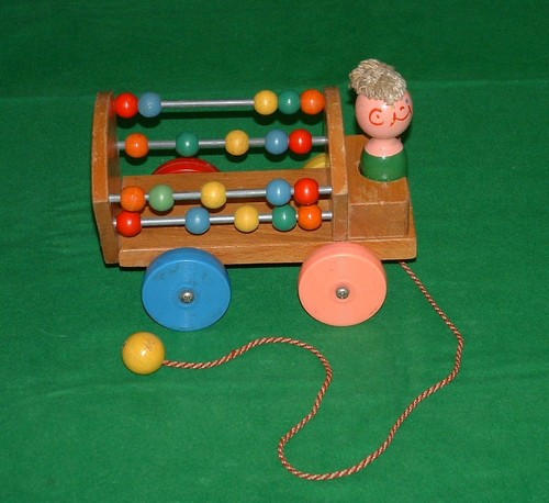 Vintage kiddicraft wood abasus - vintage,
