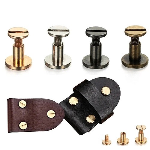 10sets flat belt - screw, leather