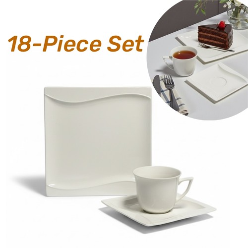 White ceramic tea - set, cups