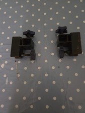 Preston Innovations  Foot Plate Brackets  Rare Part Slideing Foot Plate Seat Box