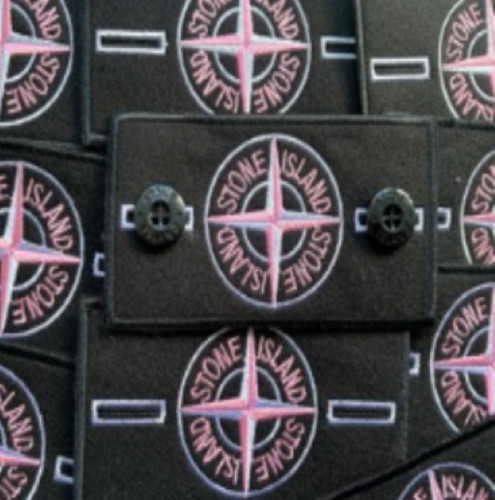 Stone island badge pink - island, &