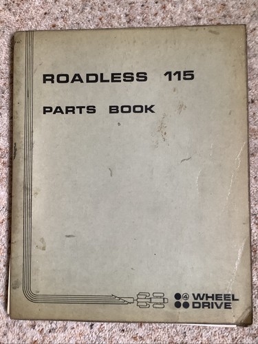 Roadless 115 parts - parts, book