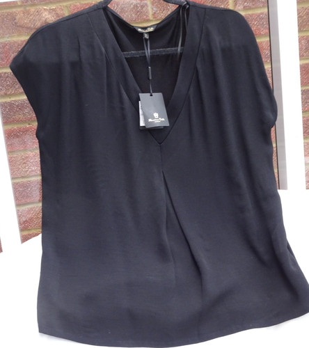 Massimo dutti black - black, viscose