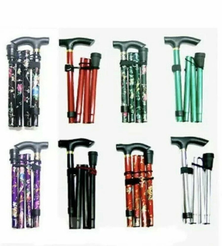 Easy adjustable folding cane - easy,
