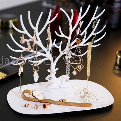 Deer tree jewelry display - deer,
