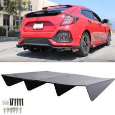 Black ABS Rear Bumper Winglet