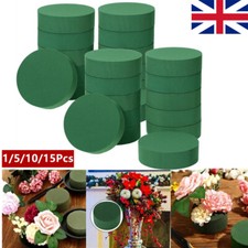 1/5/10pcs Round Wet Foam Cylinders Floral Sponge Blocks DIY for Fresh-Flowers