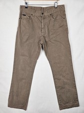 GANT Jason Trousers Mens W34 L36 Brown Regular Fit Chino
