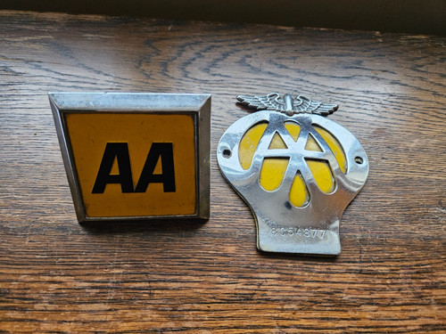 Vintage car badge grille - car,