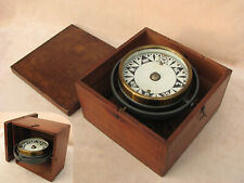Unbranded Sestrel style gimbal mounted ships compass by Henry Browne & Son.