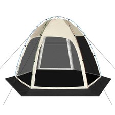 Screen Tent with Removable Floor, Large 11.8'x11.8' Gazebos with Mosquito Net...