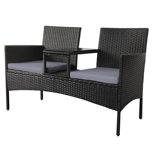 Panana rattan loveseat - rattan, 2