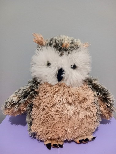Brown and white fluffy - brown,