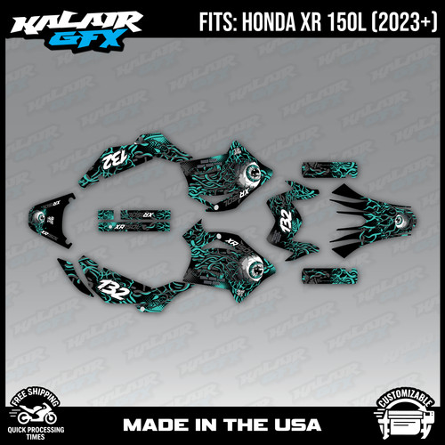 Graphics kit for - kit, honda