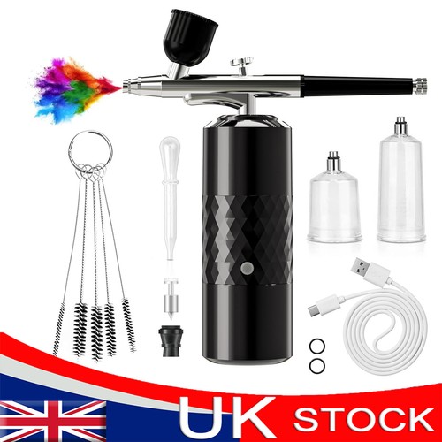 Cordless airbrush kit with - kit,