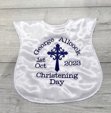 Personalised Christening Bib -