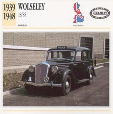 1939-1948 WOLSELEY 18/85