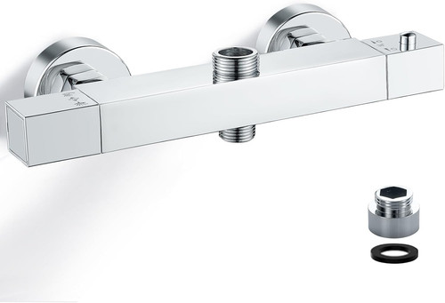 Square thermostatic shower - square,