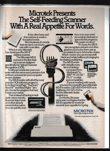 Microtek scanner magazine - microtek,