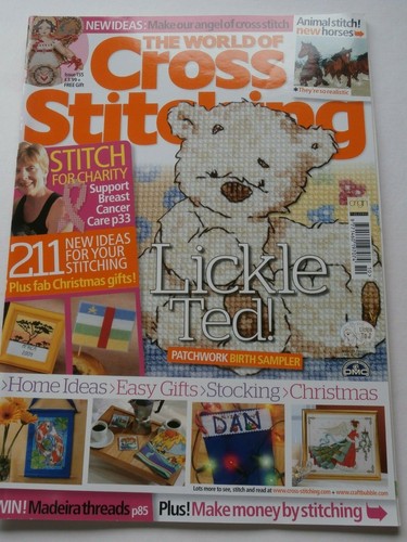 World cross stitching - world,