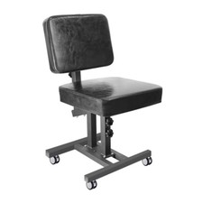 Tattoo Armrest  Chair Stand Roll Work Stool  Adjustable 180°Rotation w/ backrest