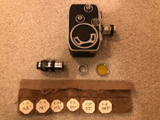 Bolex Paillard C8 Cine Film Camera with second cine lens and filters