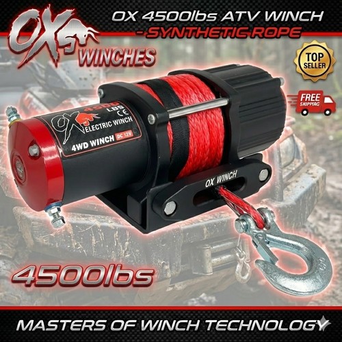 Electric winch 4500lbs - ox,
