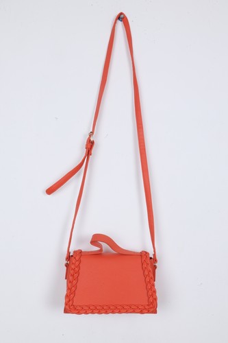 Coral orange small crossbody - orange,