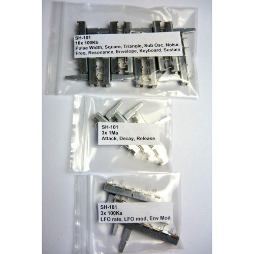 Complete set x16 sliders - set,