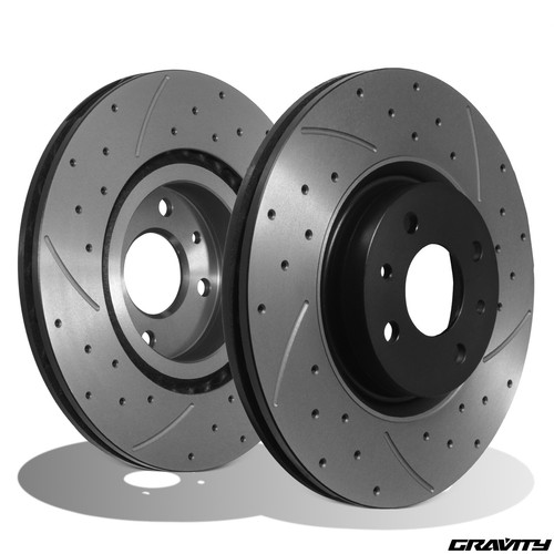 Front drilled grooved 285mm - front,