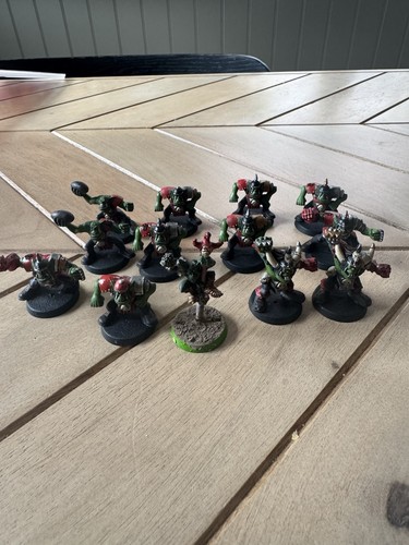 Ork blood bowl - ork, metal