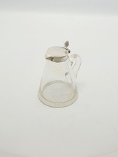 Lovely Cut Glass & Sterling Silver Whisky Noggin – 1921