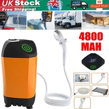 Camping Shower Pump Portable Electric Bath Tool Garden Outdoor USB Rechargeable