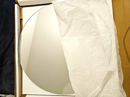 Round frameless wall mounted - wall,