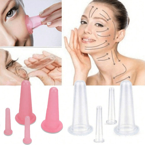 4pcs silicone cupping set - silicone, &