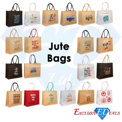 Small jute shopping bag - small,